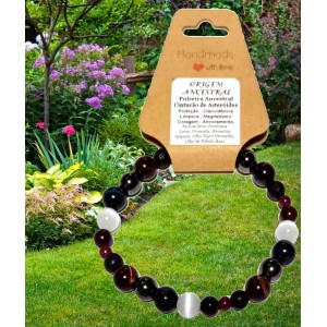 PULSEIRA ANCESTRAL - CINTURÃO DE ASTERÓIDES (C/ PEDRAS SEMI-PRECIOSAS)
